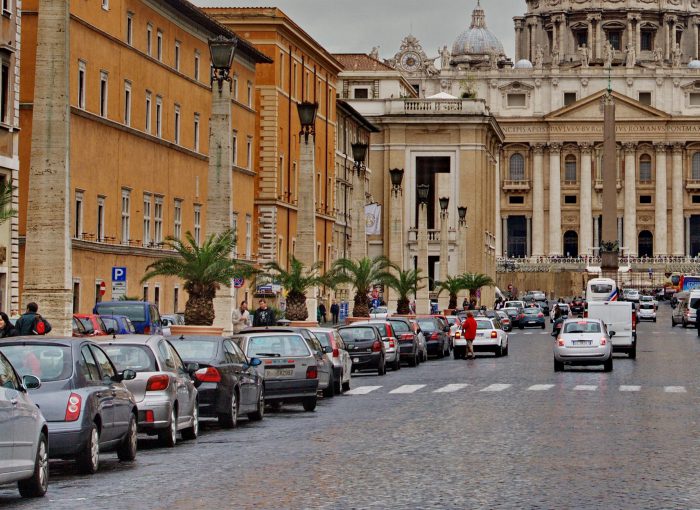 Parkování v Římě